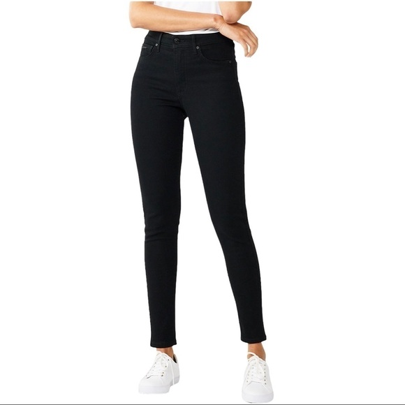 Nine West High Rise Perfect Skinny Black Denim Jeans Women’s Size 4 - Picture 1 of 10